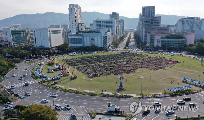 민주노총 경남본부 총파업대회 [촬영 김동민]