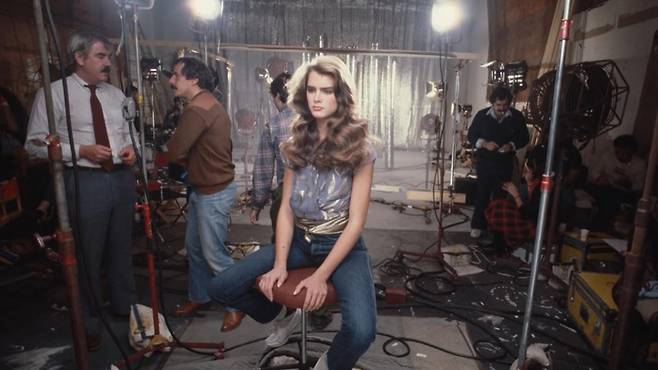 40여 년 전 청바지 촬영 광고 당시의 브룩 실즈 ['보그' 유튜브 계정 동영상 캡처. 재판매 및 DB 금지]