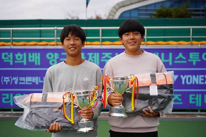 남자 복식 우승 김장준, 서현운 조 [프리랜서 김도원 기자 제공. 재판매 및 DB 금지]