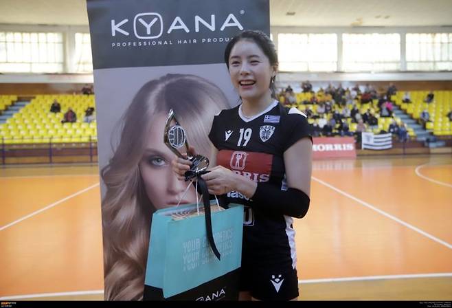 [서울=뉴시스]이다영 라운드 MVP.(사진=PAOK 트위터)