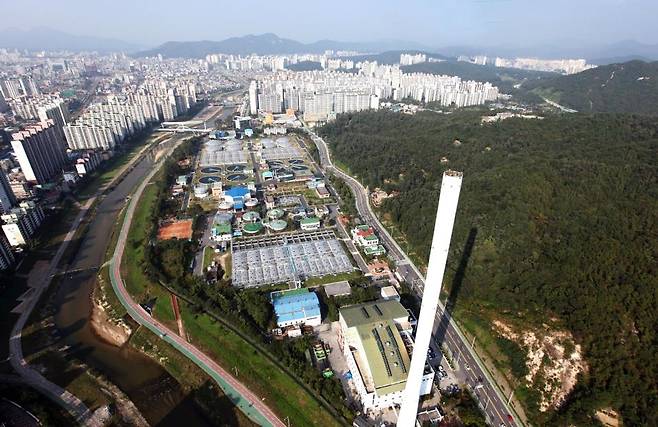 의정부시 장암동 공공하수처리장 전경 [의정부시 제공. 재판매 및 DB 금지]