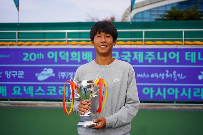 남자 단식 우승 김장준 [프리랜서 김도원 기자 제공. 재판매 및 DB 금지]