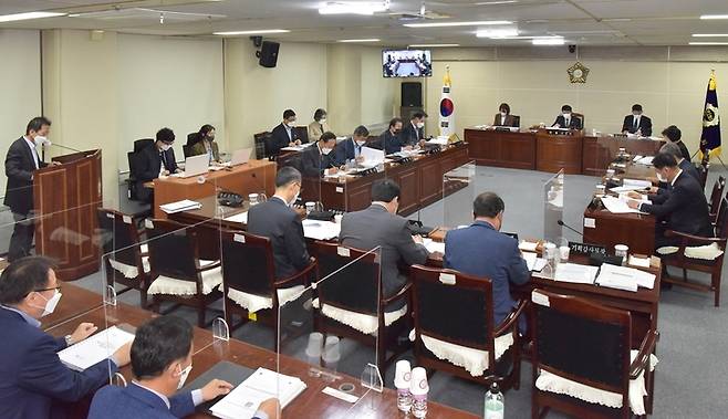 [음성=뉴시스] 음성군의회의원 정례간담회. (사진=음성군의회 제공) photo@newsis.com *재판매 및 DB 금지