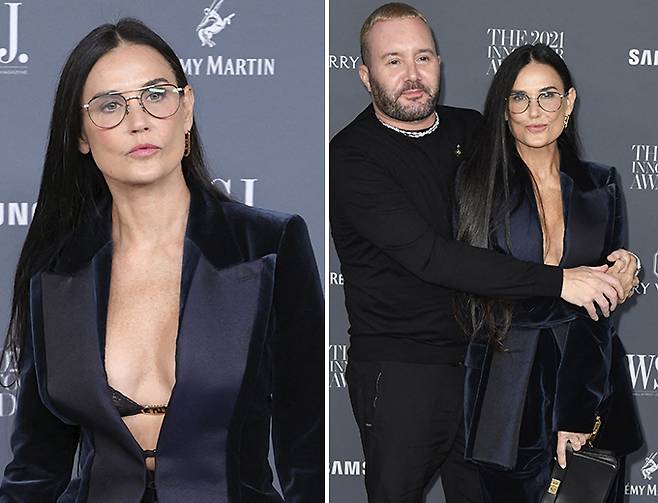 할리우드 배우 데미 무어, 펜디 아티스틱 디렉터 킴 존스 /사진=AFPForum=뉴스1