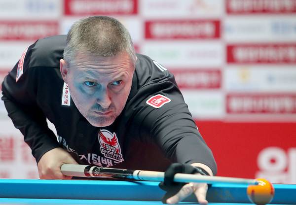 사진= 웰컴저축은행을 이끌고 있는 팀 리더 프레드릭 쿠드롱, PBA 제공