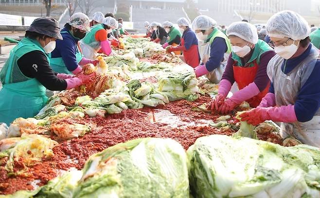 김장 담그는 충주시 새마을회 *재판매 및 DB 금지