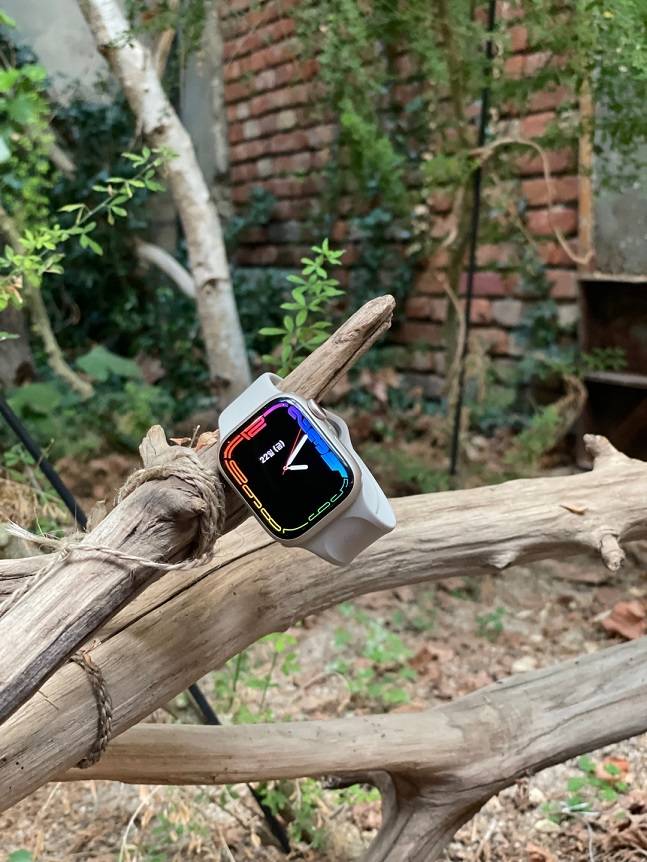 애플워치7. /사진=백유진 기자 byj@