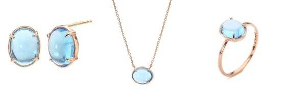 토파즈가 세팅된 주얼리. [사진 도로시 쥬얼리]