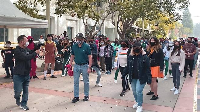 LA서 펼쳐진 '무궁화꽃이 피었습니다' [연합뉴스 자료사진]