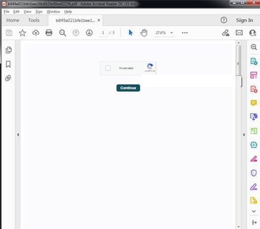 피싱 PDF 문서 화면 [사진=안랩]