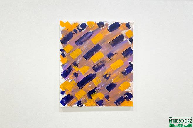 황금막내 황금손 재능..방탄소년단 정국, 개성 넘치는 추상화