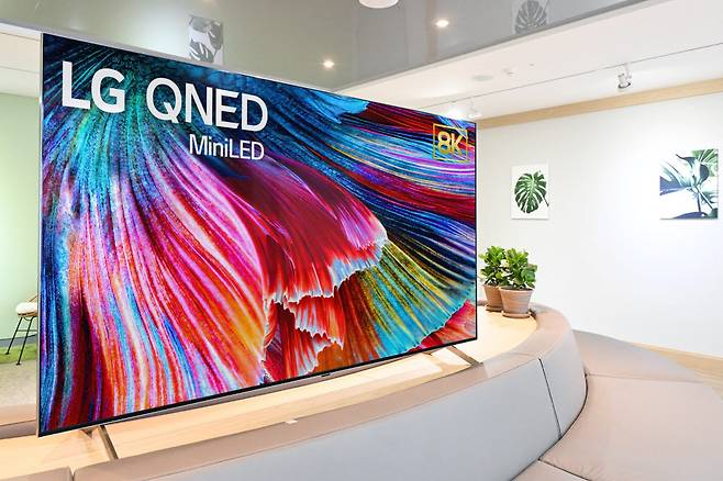 86형 LG QNED miniLED TV. [자료:LG전자]