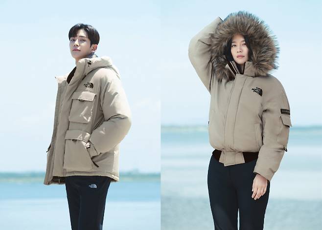 노스페이스 에코 폴라 다운 보머/사진=노스페이스