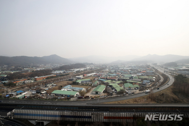 [하남=뉴시스]고범준 기자 = 경기 하남시 하남교산공공주택지구 모습. 2021.03.11. bjko@newsis.com