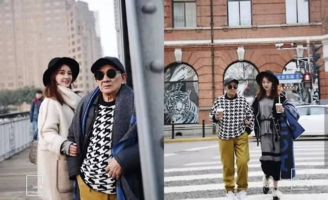 할머니와 웨딩사진을 찍지 못한 할아버지를 위해 함께 콘셉트 사진을 찍은 손녀가 악플 테러를 당하는 일이 벌어졌다. SNS 캡처