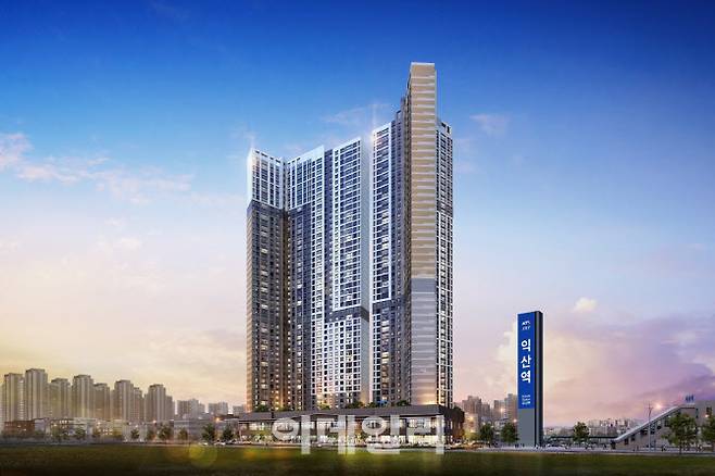 유블레스47 모현 조감도. (사진=유탑건설)