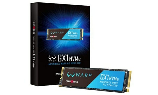 한미마이크로닉스가 NVMe SSD '워프 GX1' 무상보증기간을 3년에서 5년으로 연장한다.