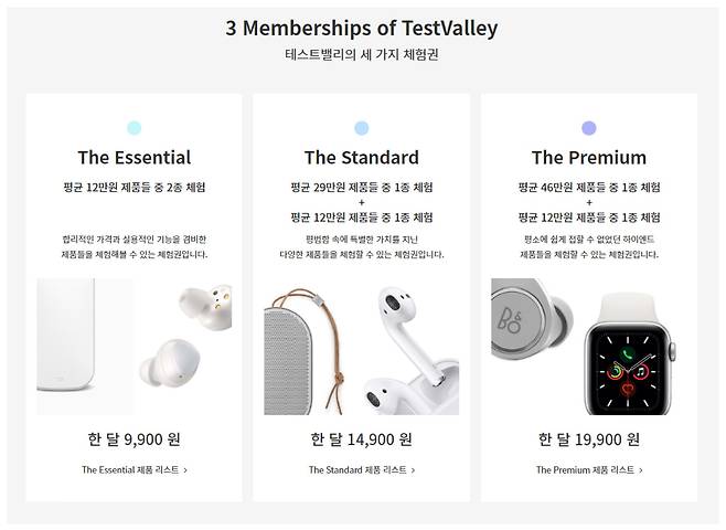 테스트밸리 베타테스트 화면 /비엘큐