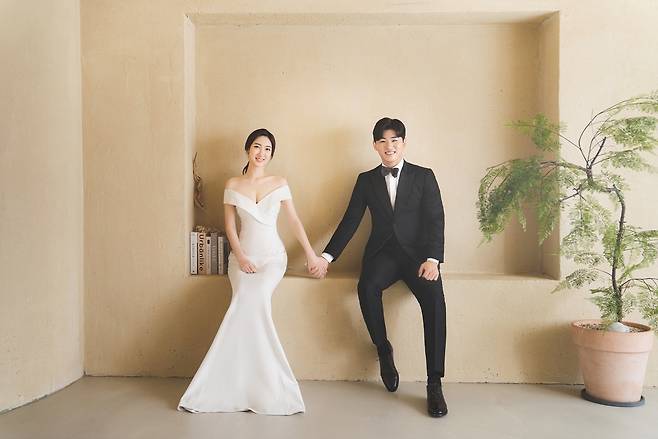 김정빈이 12월5일 결혼식을 올린다.(SSG 랜더스 제공) © 뉴스1