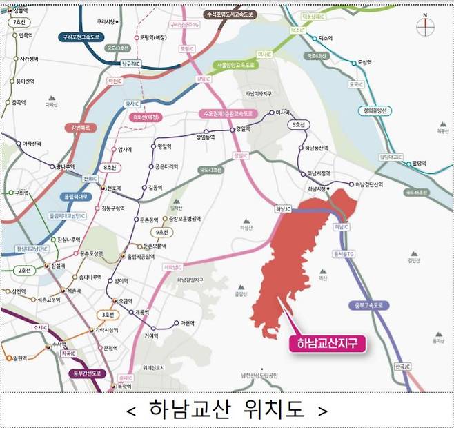 하남교산지구 위치도./사진=국토교통부