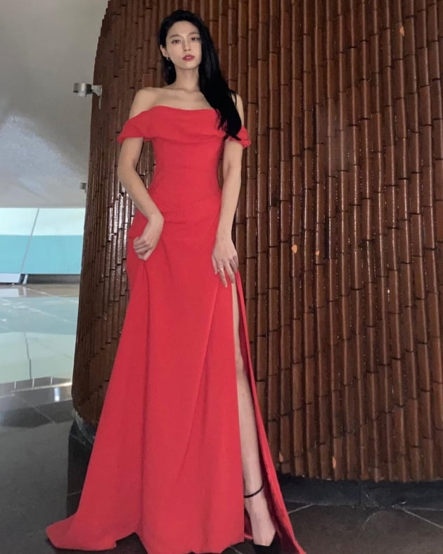 Group AOA member Seolhyun showed off her beautiful dress figure.Seolhyun posted a behind-the-scenes photo of the 42nd Blue Dragon Film Awards with heart emoticons on his instagram on the 28th.In the photo, Seolhyun is wearing an off-shoulder red trim dress and shows off her elegant charm: her slender arms, clavicle lines, and her skinny but volume-like figure captures her eye.Seolhyun, famous for her beauty, but her beauty is also admirable.Seolhyun attended the Blue Dragon Film Awards ceremony held on the 26th with Lee Kwang-soo as a prize winner.