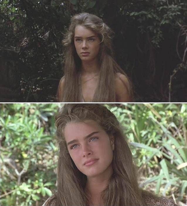 영화 '블루 라군' 속 브룩 쉴즈의 모습/사진=영화 '블루 라군' 스틸컷