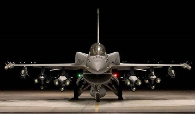 F-16 제작사인 미국 록히드마틴이 제안하는 F-16V 전투기. 세계일보 자료사진