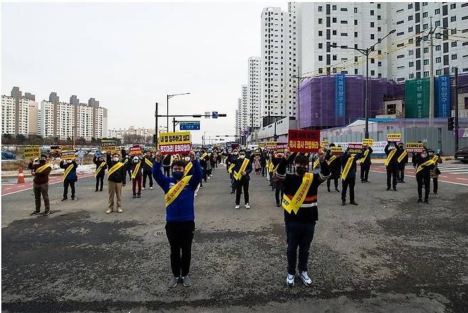 검단신도시 대광로제비앙 라포레 입주예정자협의회 제공.