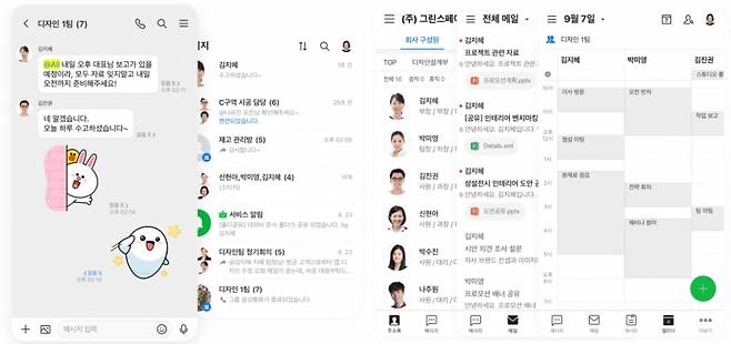 네이버웍스 예시 이미지 /사진제공=웍스모바일