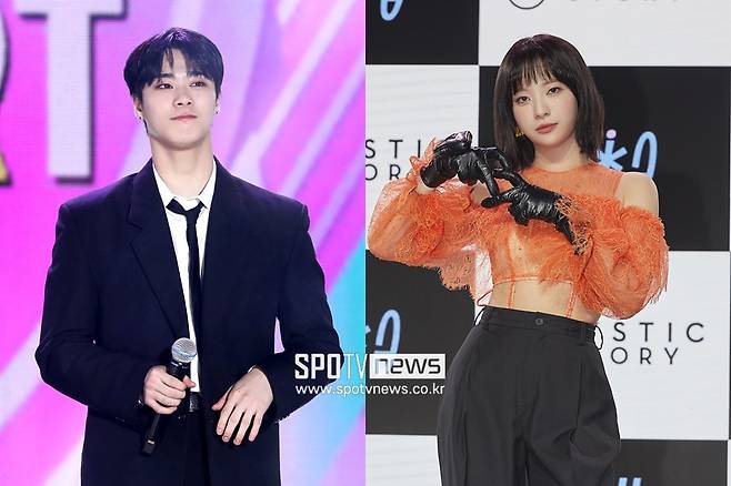 ▲ 아스트로 문빈(왼쪽), 빌리 문수아. ⓒ곽혜미 기자, 제공ㅣ미스틱스토리