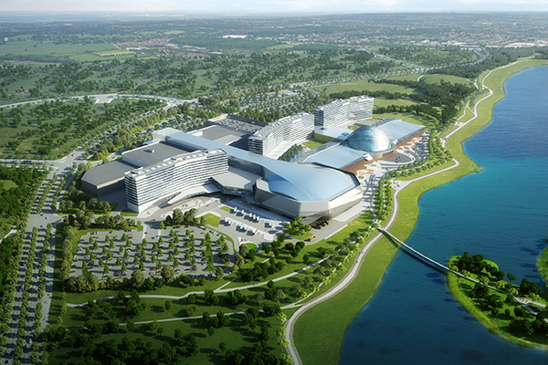 A rendering of Inspire Entertainment Resort [Image provided by Hanwha E&C]