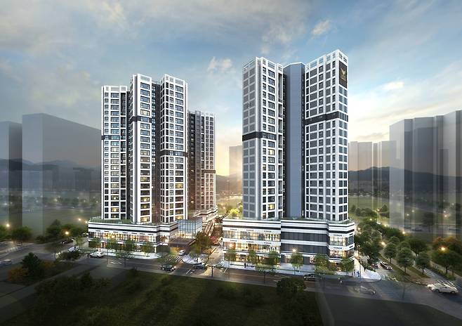 도봉 롯데캐슬 골든파크 투시도. /롯데건설 제공