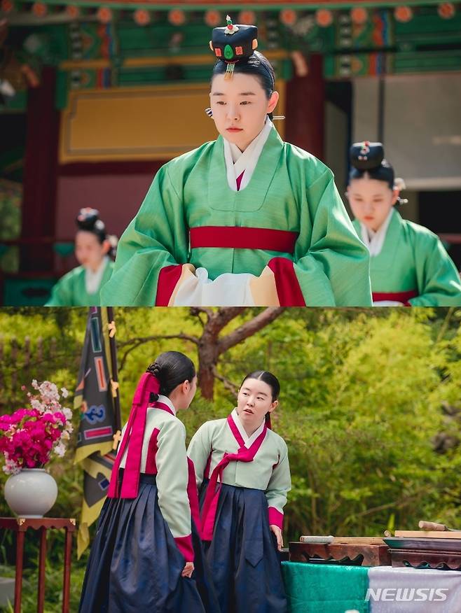 [서울=뉴시스] '옷소매 붉은 끝동'에서 세수간나인이자 성덕임(이세영 분)의 친구 '김복연' 역을 맡아 열연 중인 이민지 2021.12.03(사진=MBC 제공) photo@newsis.com*재판매 및 DB 금지