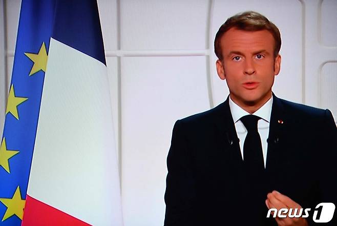 에마뉘엘 마크롱 프랑스 대통령. <자료 사진> © AFP=뉴스1 © News1 우동명 기자