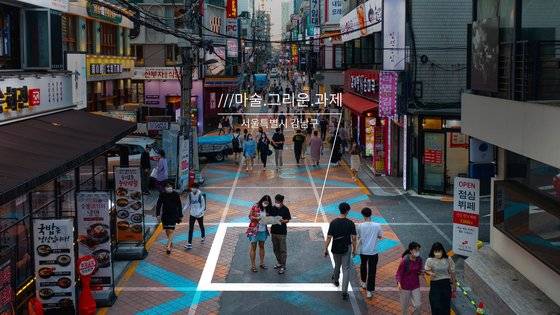 왓쓰리워즈는 지도상의 모든 위치를 3mx3m 격자 단위로 나눠, 단어 세 개를 조합해 만든 서비스를 제공한다. 사진 왓쓰리워즈