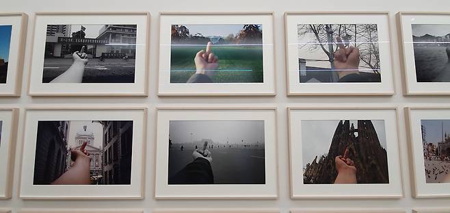 아이 웨이웨이의 '원근법 연구(1995~2011)'. /노자운 기자