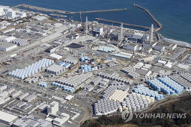 후쿠시마 제1원자력발전소 전경 [교도=연합뉴스 자료사진]
