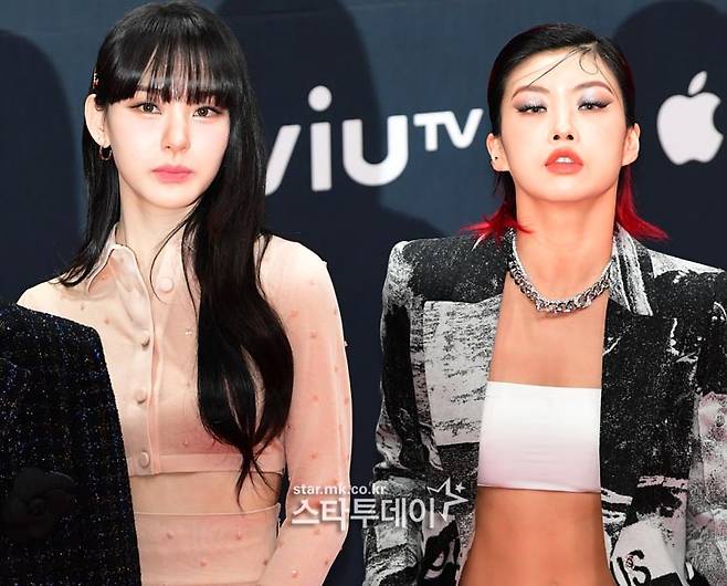 Swoopa is attending the 2021 Mama red carpet event ahead of the awards ceremony.Singer Lee Hyo-ri was in charge of the awards ceremony this year.