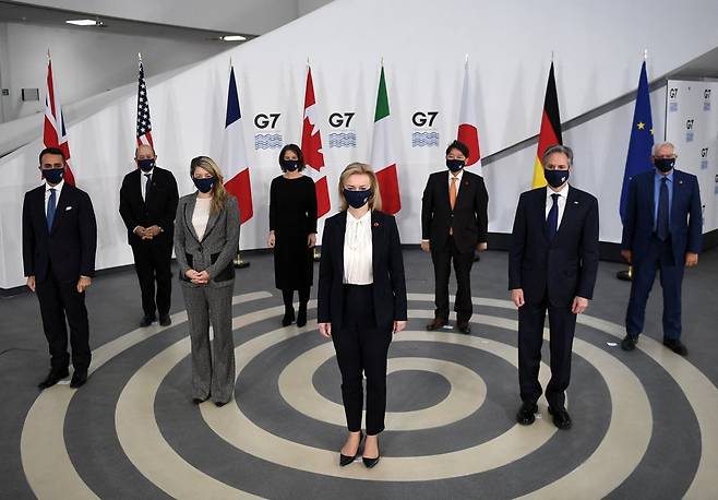 G7 외교장관 [로이터=연합뉴스 자료사진. 재판매 및 DB 금지]