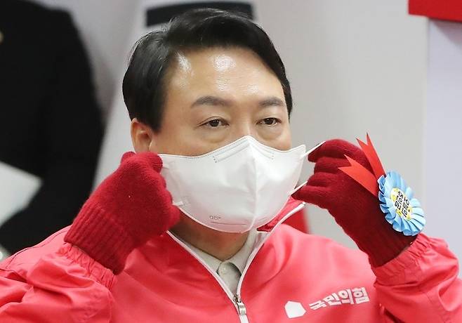 윤석열 국민의힘 대선 후보. 연합뉴스