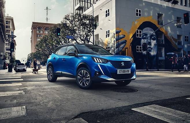 푸조의 소형 전기 SUV 'e-2008'./한불모터스 제공