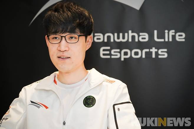 한화생명e스포츠 정글러 '온플릭' 김장겸.&nbsp; &nbsp;사진=임형택 기자