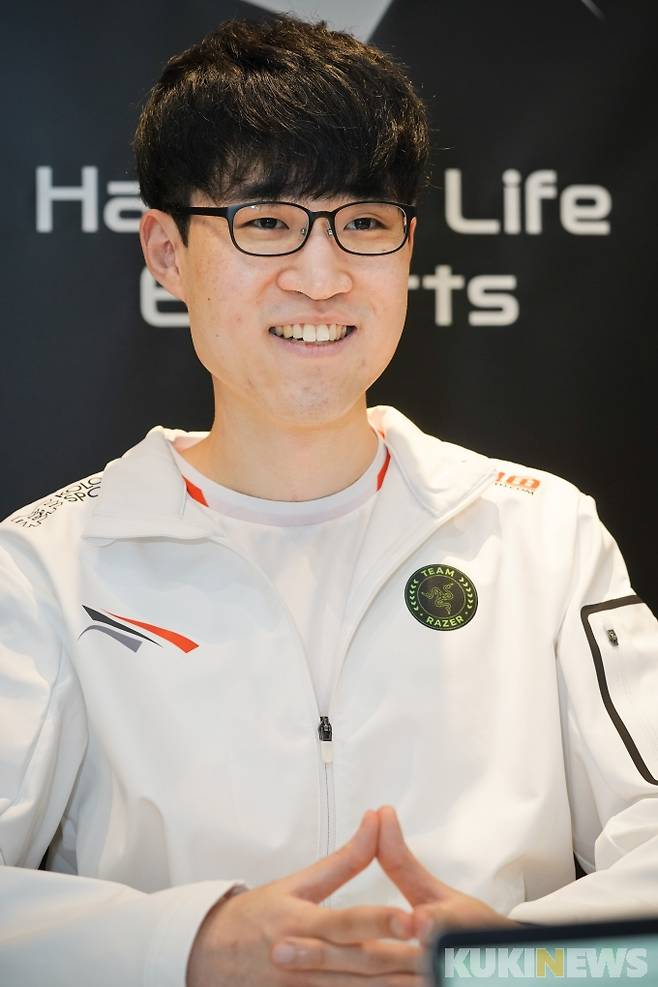 한화생명e스포츠 정글러 '온플릭' 김장겸.&nbsp; &nbsp;사진=임형택 기자