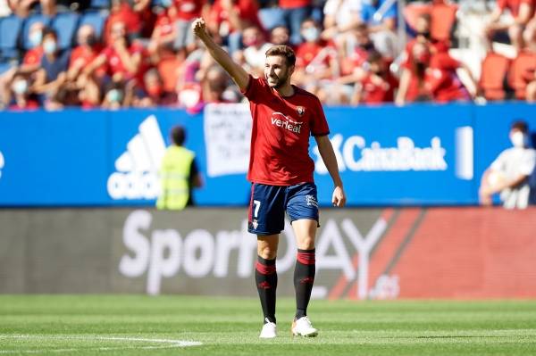 CA 오사수나 미드필더 욘 몬카욜라. 사진｜라리가 사무국 제공