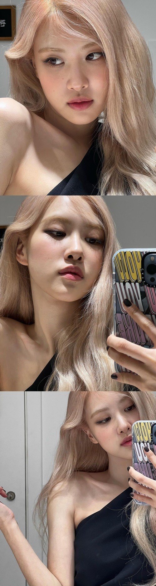 On the afternoon of the 25th, he posted several photos on his instagram with an article entitled We want to see a warm Christmas, I want to see a lot.In the photo, Rosé looked chic in a bright blonde hairstyle and then posed for a selfie through a mirror.Especially, the dress with one shoulder showed a sexy atmosphere. The netizens admired the luxurious party look that matches Christmas.On the same day, BLACKPINK Jenny released a certification shot that spent a powerful Christmas at the hotel.