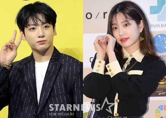 방탄소년단 정국(왼쪽), 이유비 /사진=스타뉴스