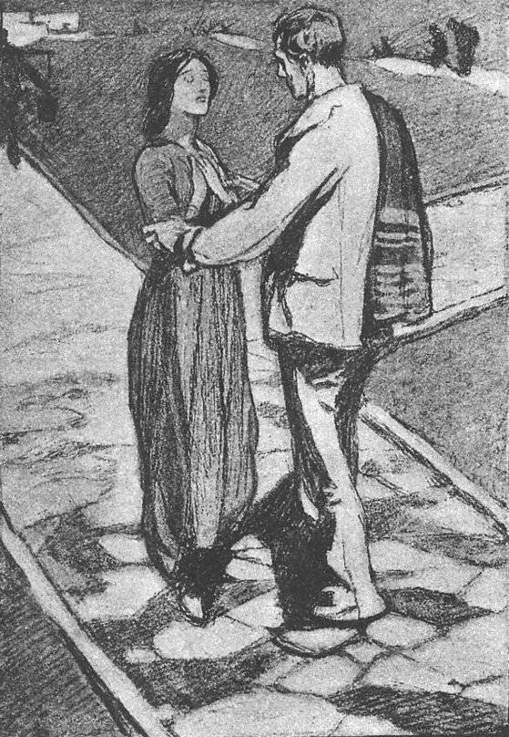 H G 웰스의 단편소설 ‘눈먼 자들의 나라’(1904) 초판에 실린 삽화들. 클로드 세퍼슨의 작품이다. [사진 위키미디어 커먼스]