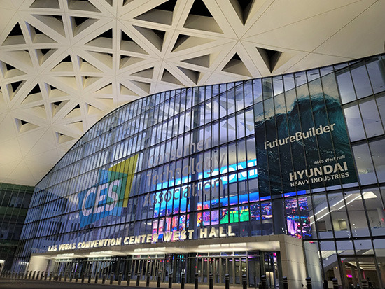'국제전자제품박람회(CES) 2022'가 개최되는 미국 라스베이거스 컨벤션센터 웨스트홀의 모습 (매경DB)