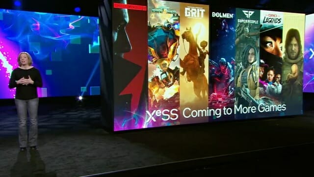 인텔은 XeSS 기술을 지원하는 게임이 더 확대될 것이라고 밝혔다. (사진=인텔)