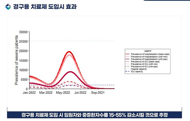 ‘오미크론 발생 전망 및 향후 과제‘토론회 발표자료 캡처